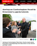 Визит Президента Ильхама Алиева и Первой леди Мехрибан Алиевой в Ходжалы в центре внимания ведущих СМИ Турции (ФОТО)