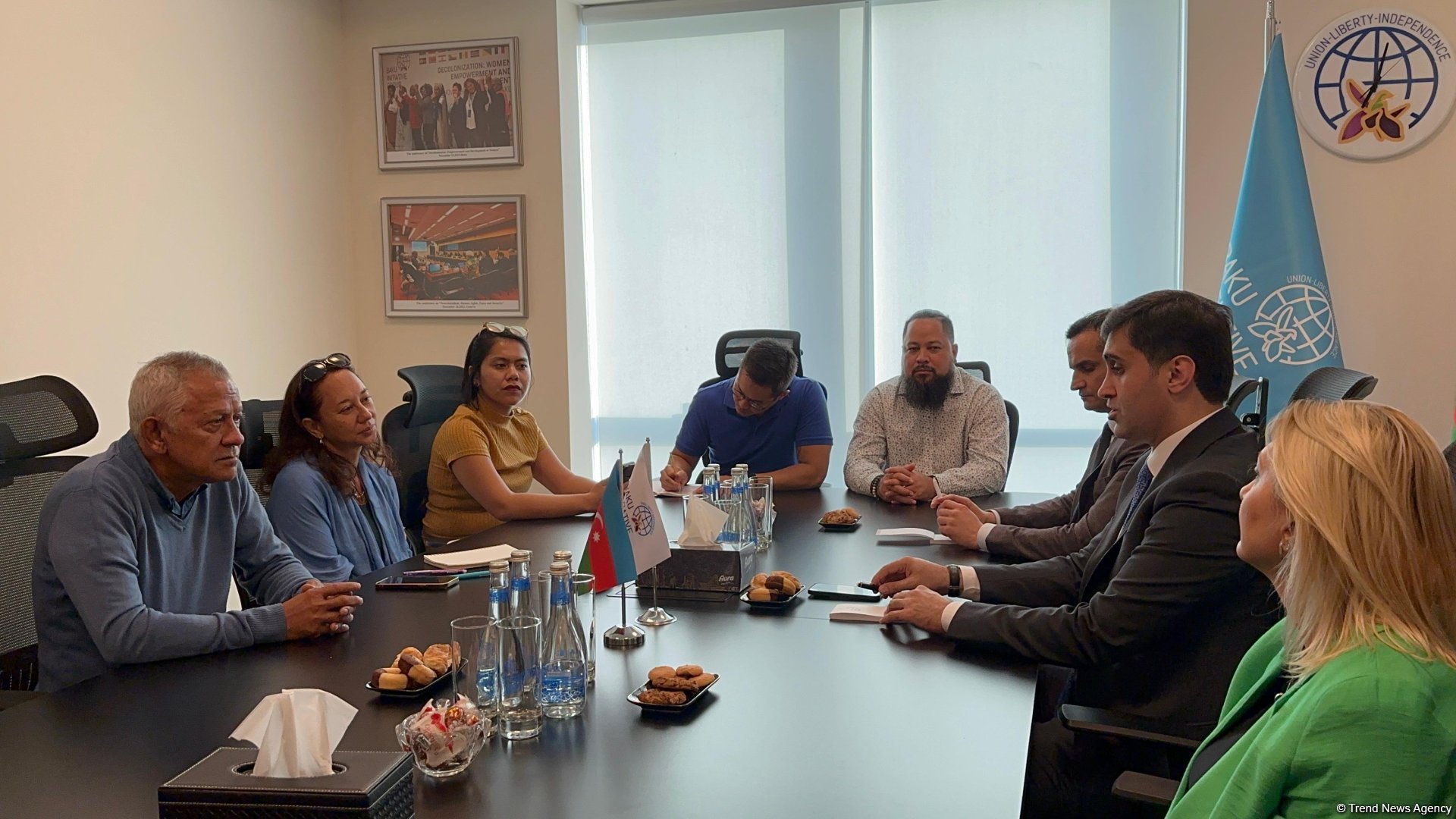Состоялась встреча между Бакинской инициативной группой и партией Tavini Huiraatira Французской Полинезии (ФОТО)