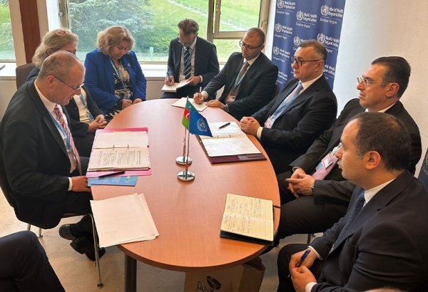 Azerbaijani minister of health holds number of bilateral meetings within 77th session of World Health Assembly (PHOTO)