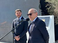 На побережье Каспийского моря состоялась церемония закладки капсулы времени "Caspian Dream Liner" (ФОТО)