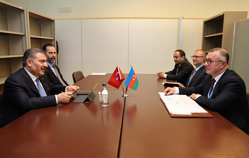 Azerbaijani minister of health holds number of bilateral meetings within 77th session of World Health Assembly (PHOTO)