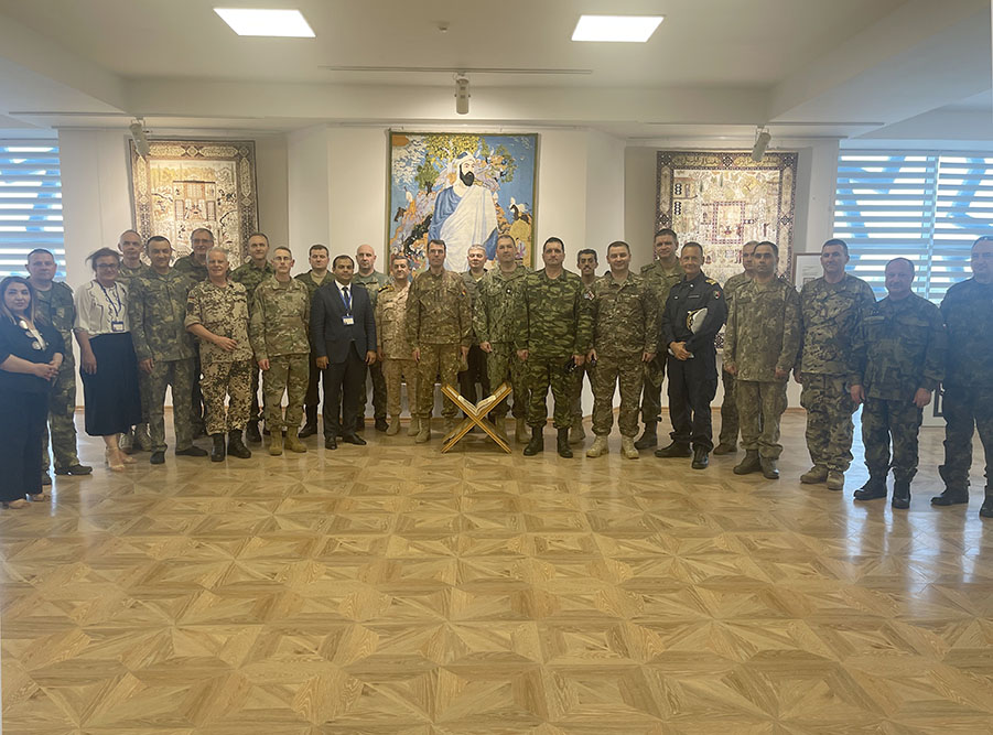 Организована ознакомительная поездка военных атташе в Н-скую воинскую часть минобороны Азербайджана (ФОТО)
