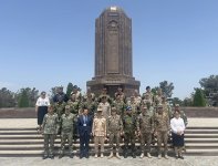 Организована ознакомительная поездка военных атташе в Н-скую воинскую часть минобороны Азербайджана (ФОТО)