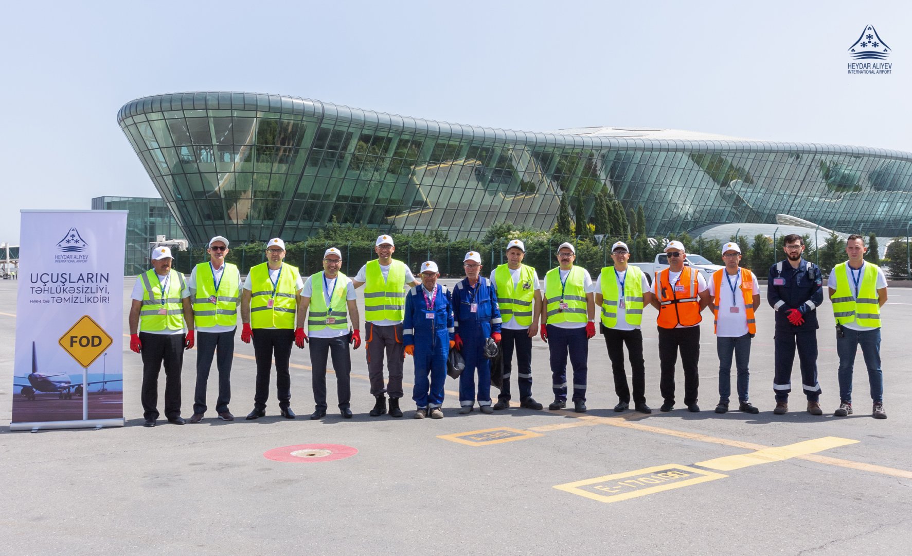 Flight safety: at Baku airport was held the first FOD collection campaign (VIDEO/PHOTO)