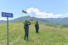 В освобожденных от оккупации селах Газаха на высоком уровне организованы охрана и защита госграницы (ФОТО)