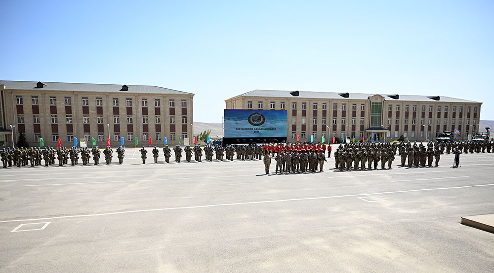 Azerbaijan holds opening ceremony of Caucasian Eagle - 2024 joint exercise (PHOTO)