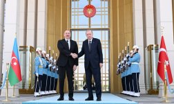 President Ilham Aliyev, President Recep Tayyip Erdogan hold one-on-one meeting (PHOTO/VIDEO)