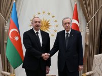 President Ilham Aliyev, President Recep Tayyip Erdogan hold one-on-one meeting (PHOTO/VIDEO)