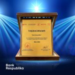 Банк Республика награжден за активное участие в донорстве крови (ФОТО)