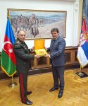 Начался визит начальника Генштаба азербайджанской армии в Сербию (ФОТО)