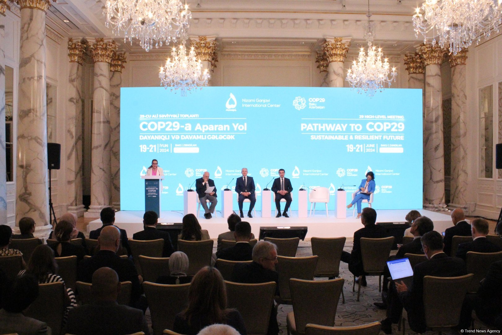 29th High-Level Meeting - "Pathway to COP29: Sustainable and Resilient Future" in Baku proceeds with panel discussions (UPDATED) (PHOTO)