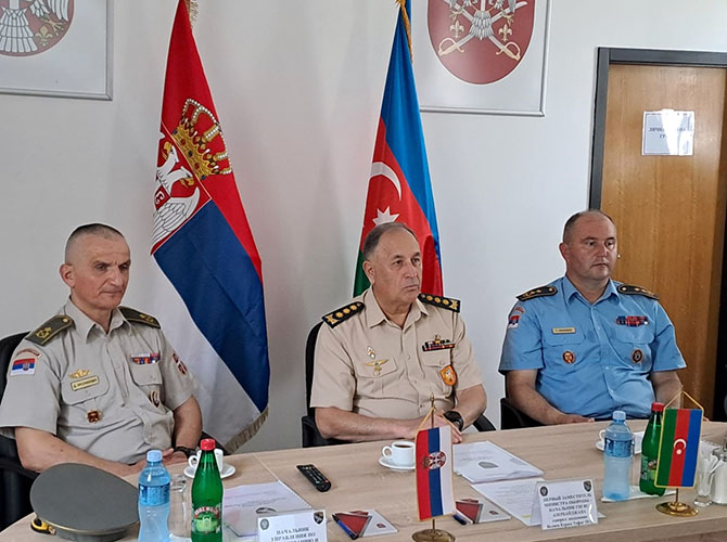 Керим Велиев посетил завод боевых систем в Сербии (ФОТО)