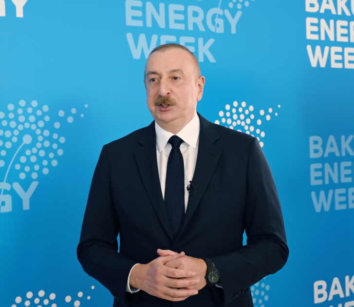 На телеканале Евроньюс показано интервью Президента Азербайджана Ильхама Алиева (ВИДЕО/ФОТО)