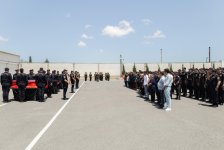 Состоялась церемония прощания с погибшими в ходе перестрелки в Баку полицейскими (ФОТО)