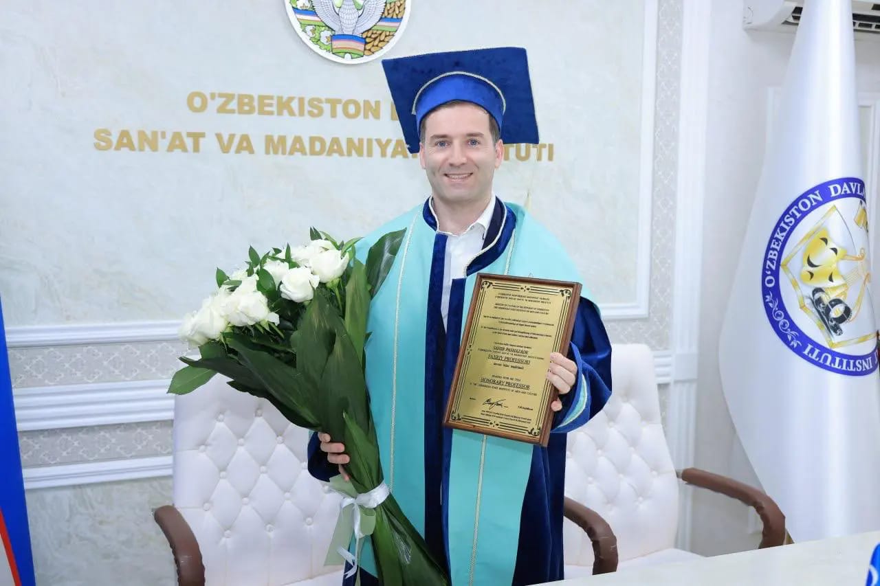 Сахиб Пашазаде удостоен звания почетного профессора вуза в Узбекистане - подписан меморандум о сотрудничестве (ФОТО)