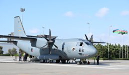 President Ilham Aliyev presented with military transport aircraft produced by Italian Leonardo (PHOTO/VIDEO)