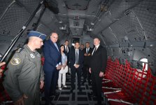 President Ilham Aliyev presented with military transport aircraft produced by Italian Leonardo (PHOTO/VIDEO)