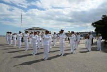 Корабли Каспийской флотилии ВМФ России совершили дружественный визит в Баку (ФОТО)