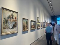 В Стамбуле открылась выставка азербайджанского художника Эльданиза Бабаева (ФОТО)