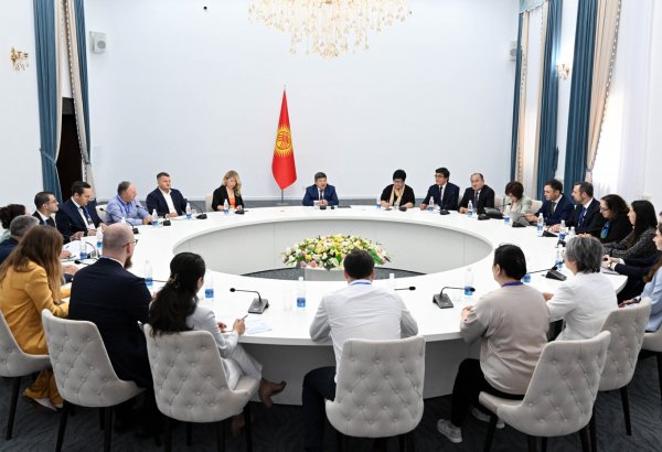 Chairman of Kyrgyzstan's Cabinet of Ministers meets with prominent US companies