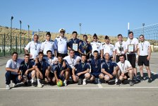 Warships of Russian Caspian Flotilla sail out of Baku port (PHOTO)