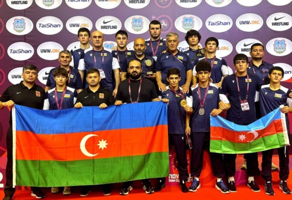 Сборная Азербайджана по вольной борьбе стала чемпионом Европы