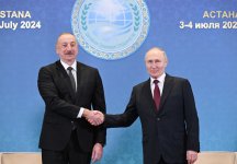 President Ilham Aliyev, President Vladimir Putin hold meeting in Astana (PHOTO/VIDEO)