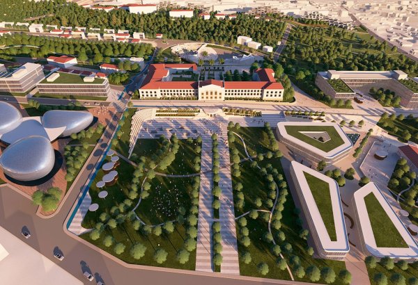 Azerbaijan airs future view of Karabakh University (PHOTO)