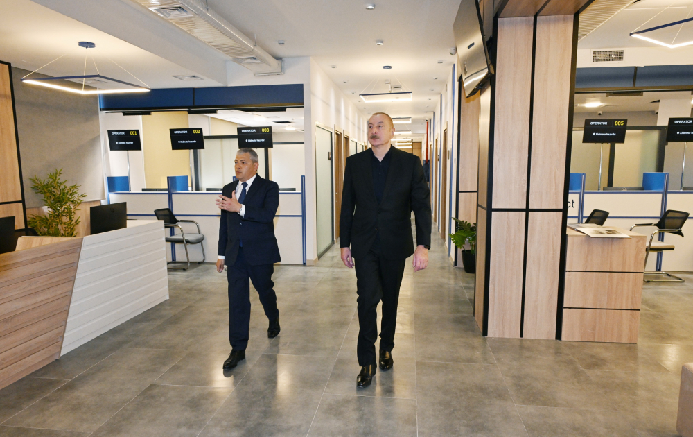 President Ilham Aliyev participates in reopening of Government Services Center in Shusha after major overhaul (PHOTO/VİDEO)