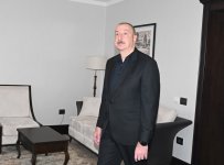 President Ilham Aliyev attends opening of "Garabagh" hotel in Khankendi (PHOTO/VIDEO)