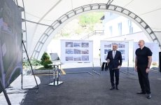 President Ilham Aliyev attends inauguration of Shusha water treatment plant complex (PHOTO/VİDEO)