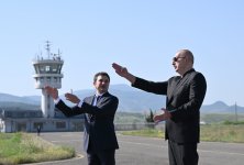 Президент Ильхам Алиев побывал в Ходжалинском аэропорту (ФОТО/ВИДЕО)