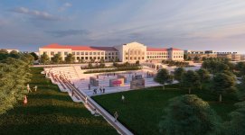 Azerbaijan airs future view of Karabakh University (PHOTO)