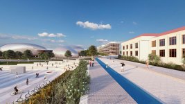 Azerbaijan airs future view of Karabakh University (PHOTO)