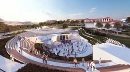 Azerbaijan airs future view of Karabakh University (PHOTO)