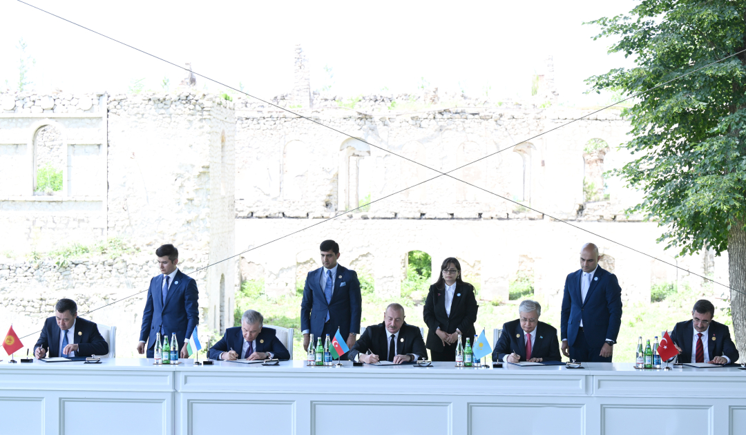 Shusha hosts ceremony of signing Karabakh Declaration of OTS Informal Summit (PHOTO)