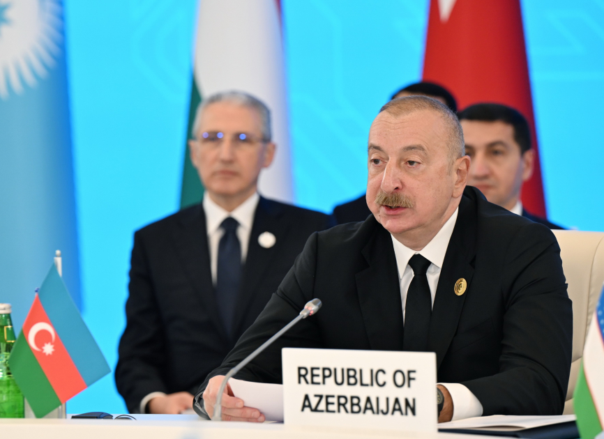 President Ilham Aliyev attends informal summit of heads of state of OTS in Shusha (PHOTO/VIDEO)