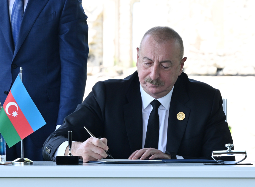 President Ilham Aliyev attends informal summit of heads of state of OTS in Shusha (PHOTO/VIDEO)