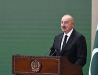 Президент Ильхам Алиев и премьер-министр Мухаммад Шахбаз Шариф выступили с заявлениями для прессы (ФОТО/ВИДЕО)
