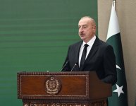 Президент Ильхам Алиев и премьер-министр Мухаммад Шахбаз Шариф выступили с заявлениями для прессы (ФОТО/ВИДЕО)