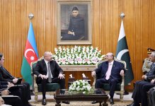 President Ilham Aliyev, President Asif Ali Zardari hold expanded meeting in Islamabad (PHOTO/VIDEO)