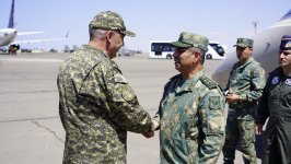 Azerbaijani defense minister visits Kazakhstan (PHOTO)