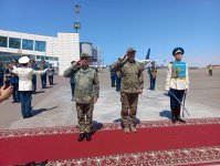 Azerbaijani defense minister visits Kazakhstan (PHOTO)