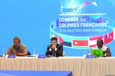 1st day of Congress for Independence of French Colonies concludes in Baku (PHOTO)