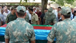 Прошла церемония захоронения останков шехида I Карабахской войны (ФОТО) (Обновлено)