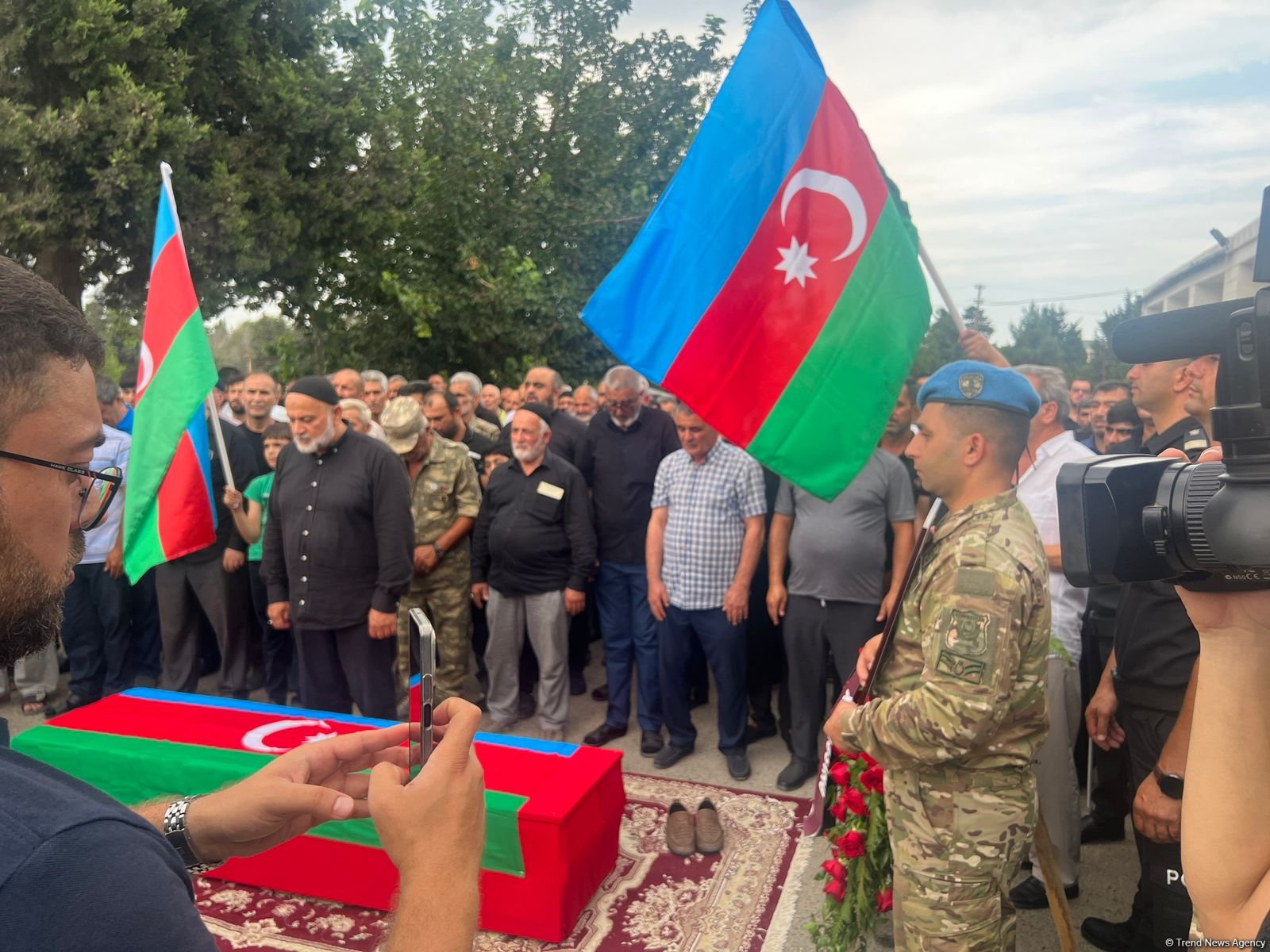 В Баку прошла церемония захоронения останков шехида I Карабахской войны (ФОТО) (Обновлено)