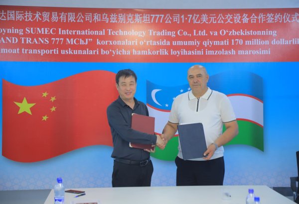 Uzbekistan, China sign memorandum on purchase of new buses