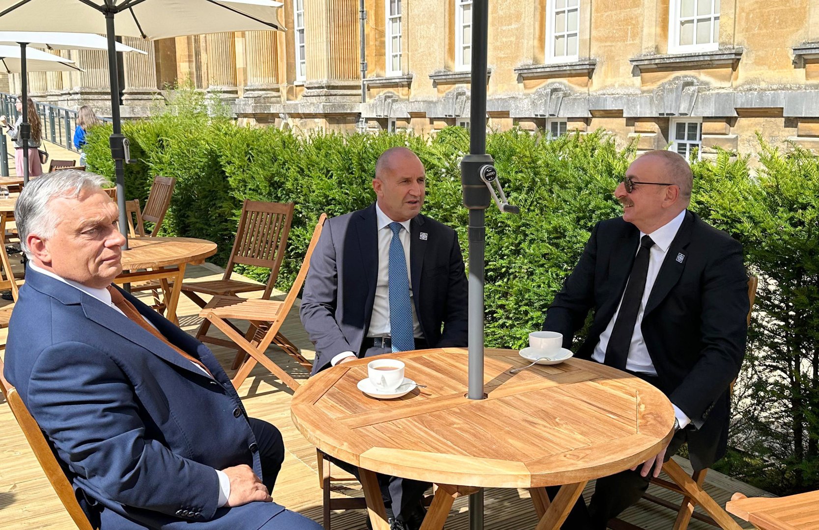 President Ilham Aliyev, Hungarian PM hold talks in Oxford (PHOTO/VIDEO)
