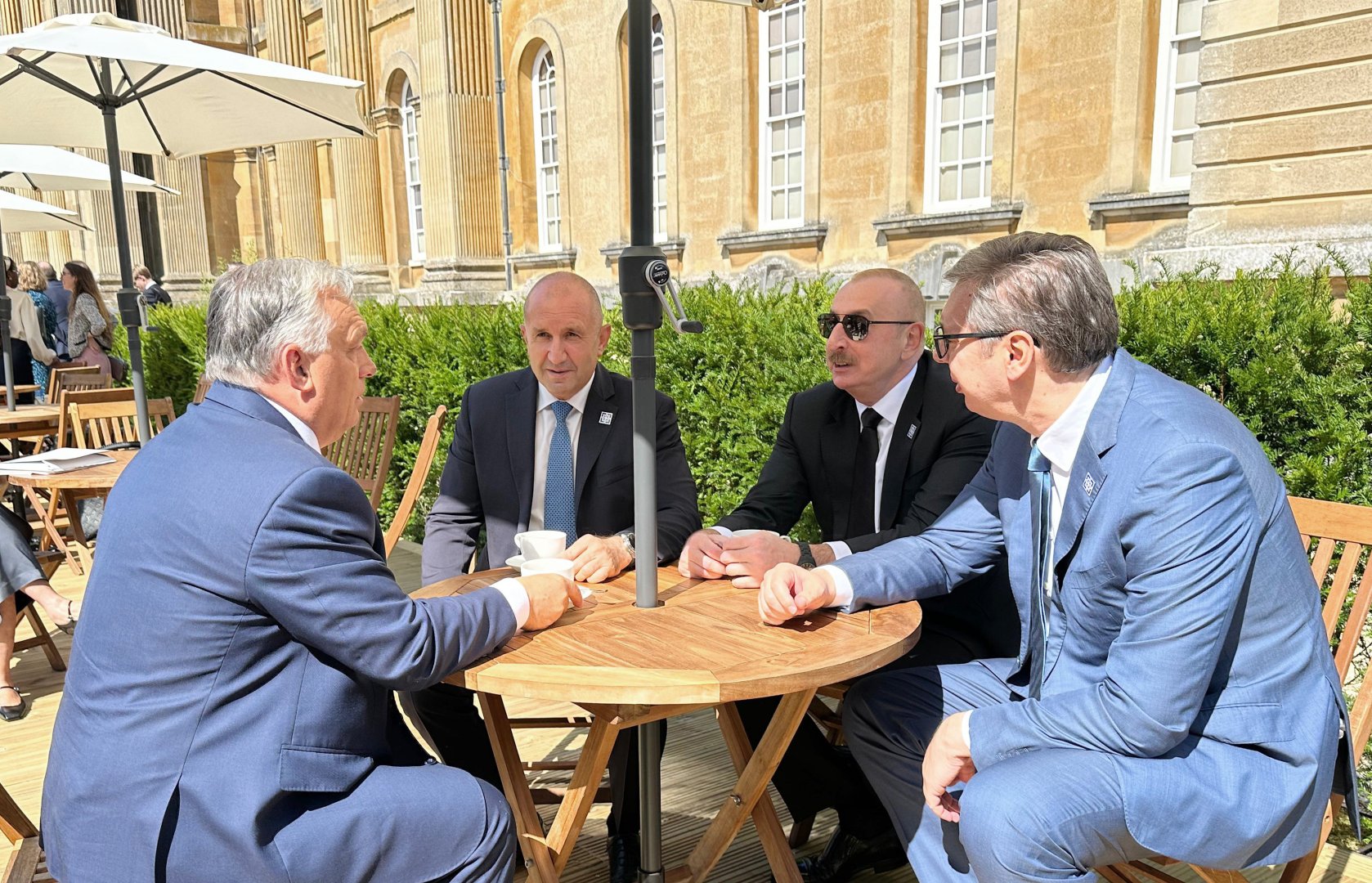President Ilham Aliyev, Hungarian PM hold talks in Oxford (PHOTO/VIDEO)