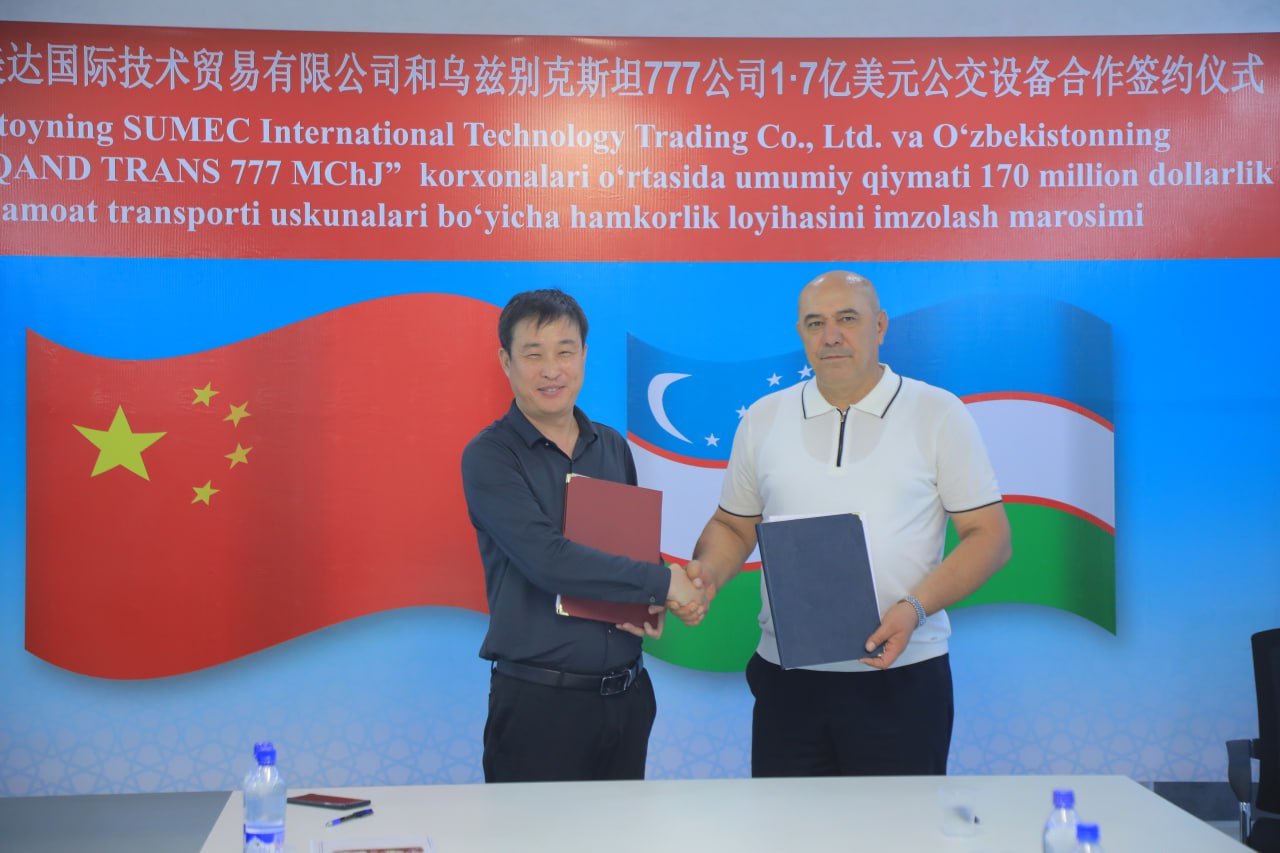 Uzbekistan, China sign memorandum on purchase of new buses